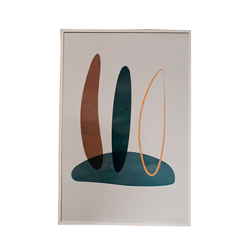 Quadro Blue Abstract Composto